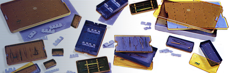 Product Shot of Various Plastic Trays